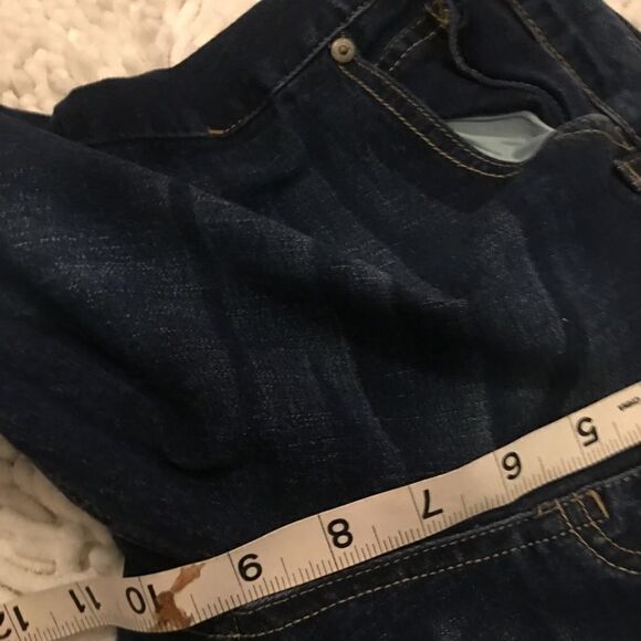 Justice Girls Jeans Size 18 1/2 Dark Wash - Picture 7 of 9